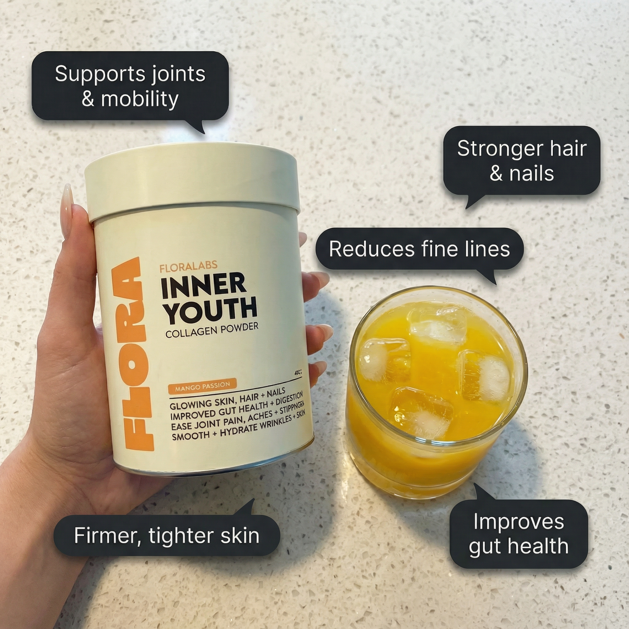 Inner Youth Collagen Powder Mango Passion - 450g