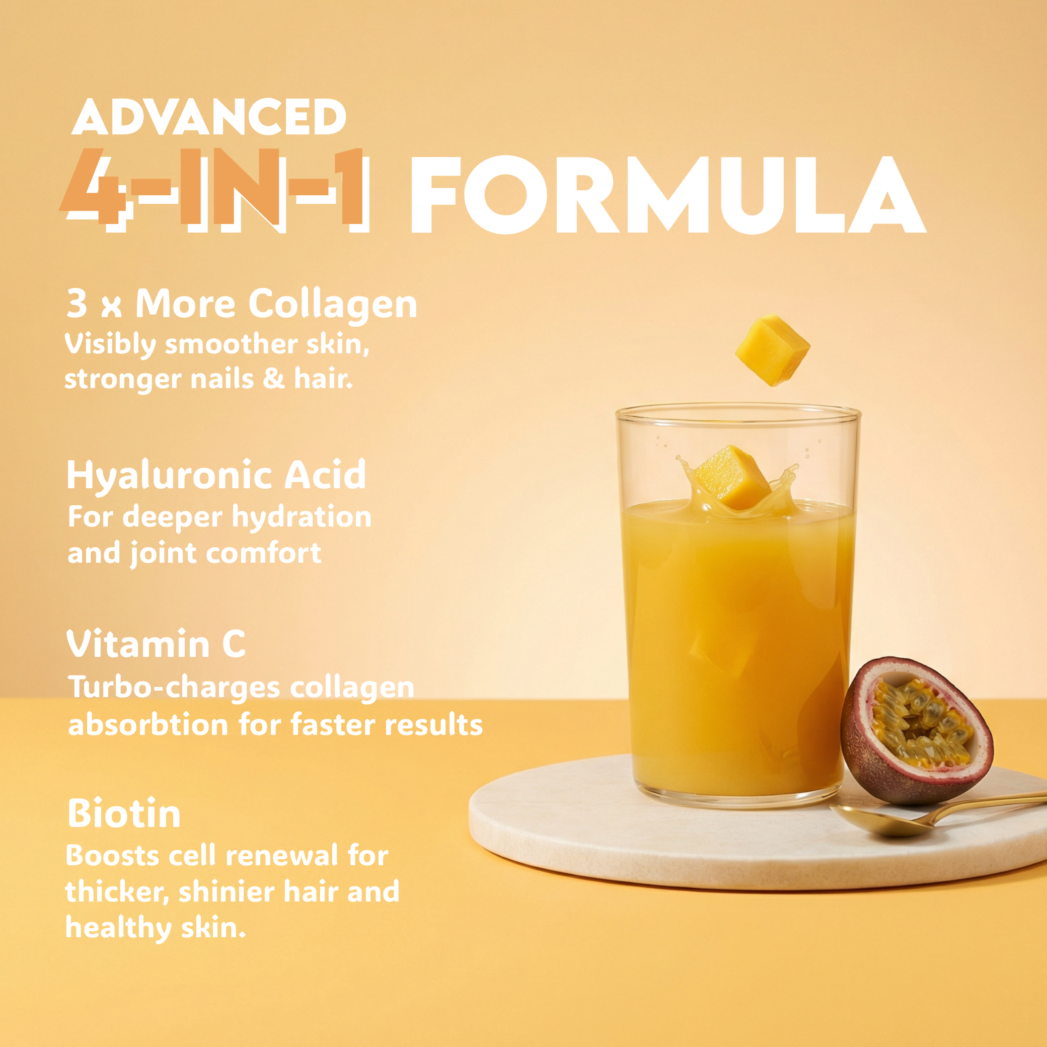 Inner Youth Collagen Powder Mango Passion - 450g